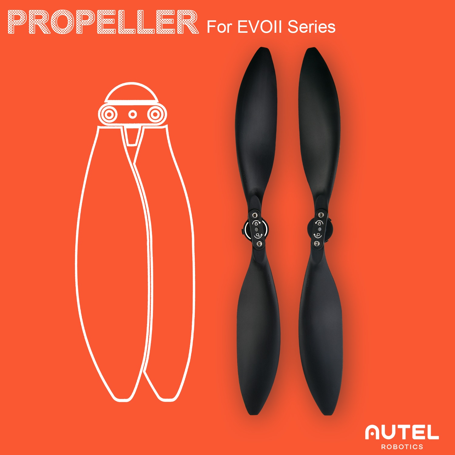 Пропеллеры Autel Robotics EVO II Propeller (пара)-3