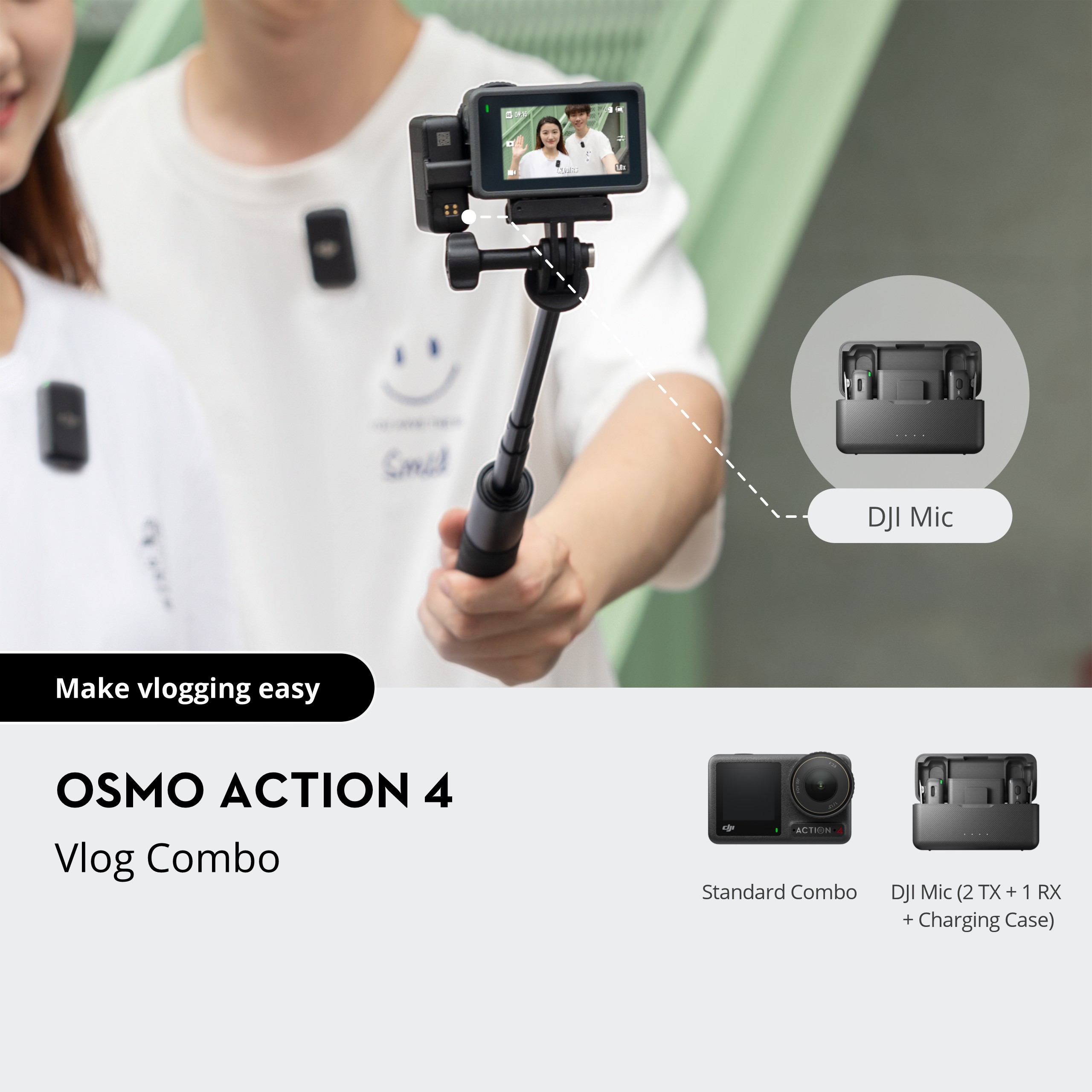 Экшн-камера DJI Osmo Action 4 Vlog Combo-10