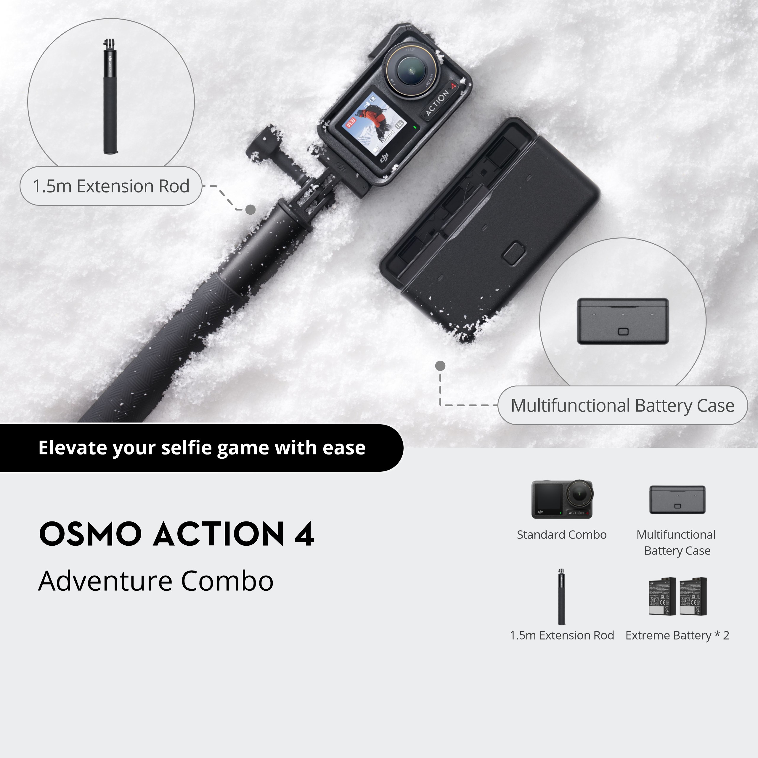 Экшн-камера DJI Osmo Action 4 Adventure Combo-6