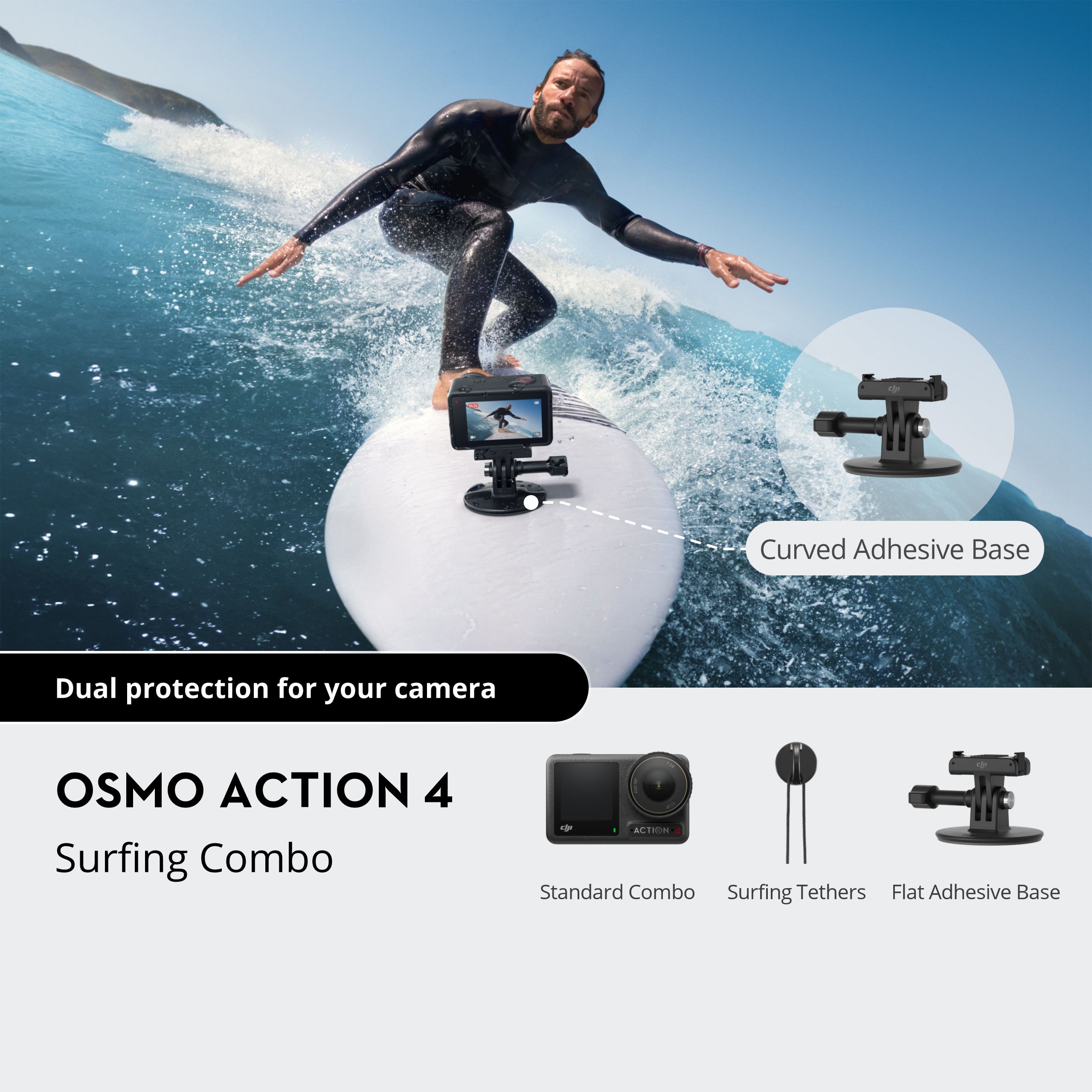 Экшн-камера DJI Osmo Action 4 Surfing Combo-9