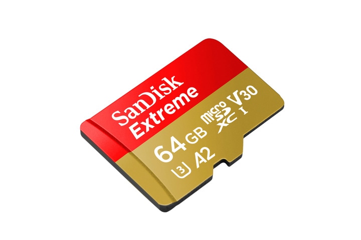 Карта памяти SanDisk Extreme microSD Card 64 GB для Osmo Action-2