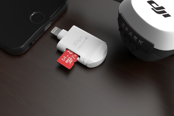 Картридер ADAM Elements iKlips miReader 4K microSD Card Reader-2