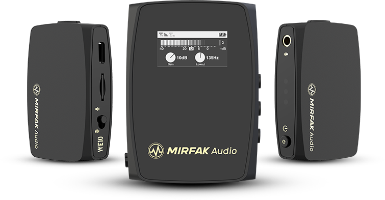 Микрофон Mirfak Audio WE10 Dual Channel Compact Wireless Mic-0